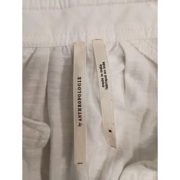 NWT Anthropologie Dress Womens Size Medium White Mini Cut Out - Picture 6 of 10